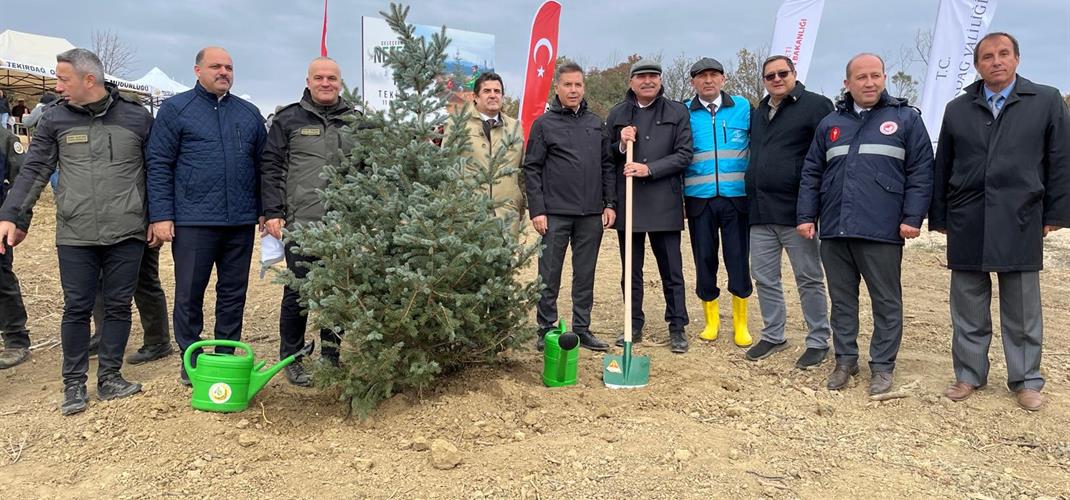 11 KASIM MİLLİ AĞAÇLANDIRMA GÜNÜ FİDAN DİKİM TÖRENİ YAPILDI