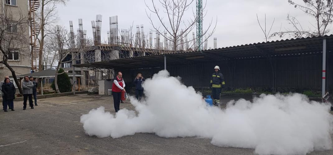 Tekirdağ İl Tarım ve Orman Müdürlüğü Personeline Yangın Söndürme Eğitimi Verildi