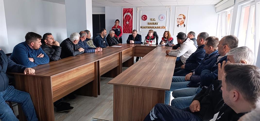 Saray ve Hayrabolu İlçelerinde DERİM Toplantıları Yapıldı
