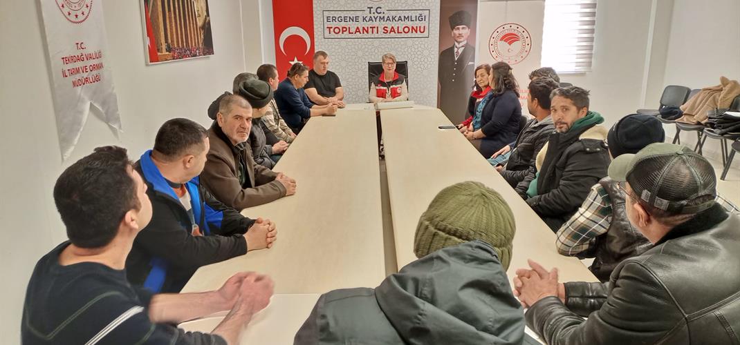 Ergene'de DERİM Toplantısı Yapıldı