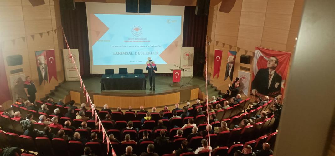 Çiftçilerle BuluşmaToplantısı Muratlı'da Yapıldı